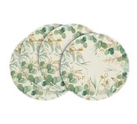 Round Placemats Set Of 4, 35CM Linen Summer Table Mats for Wedding Brithday Dining Decoration per Cucina Domestica Ristoranti e Hotel(Type 1)