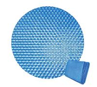 Round Pool Cover, PE Swimming Pool Cover Protector, Tear-Resistant Hot Tub Lid, UV-Resistant Material for Weather Protection, Drawstring Design for Secure Fit, Ideal for Outdoor Pools