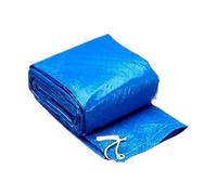 Round Pool Cover, Swimming Pool Protector, Dustproof Drawstring Design, Weather-Resistant Fabric, Hot Tub Lid Topper for Outdoor, Yard, Patio, Backyard Use, Multicolor