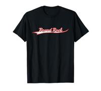 Round Rock Texas Williamson County Vintage Varsity Maglietta