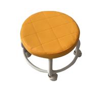 Round Rolling Stool - 360° Rotatable Saddle Stool | Regolabile Vanity Chair | Rotating Round Rolling Stools for Home, Office, Salon, Hairdressing, Makeup, Comfortable Swivel Seat Furniture