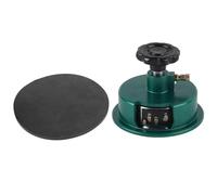 Round Sample Cutter for Textile Carpet Fabric Cardboard, 100 Sqcm Precision Cutting Tool with and Rubber Pad for Weight Per Square Meter Testing in Qualit