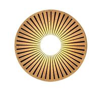 Round Semi-circle Resin Wall Lamp Bedroom Bedside Vintage Sconce Minimalist Living Room Glass Lampshade Hotel Homestay LED Light(Warm White,TYPE A)