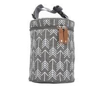 Round Shape Baby Milk Bottle Bag, Portable Detachable Buckle Strap Breastmilk Cooler Bag,Airtight Insulated Nursing Bottle Bag,for Working Mom or Daycare