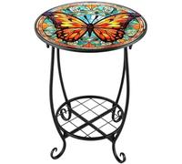 Round Side Table | Small End Table, Modern Accent Tables, Compact Bedside