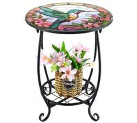 Round Side Table | Small End Table, Modern Accent Tables, Compact Bedside