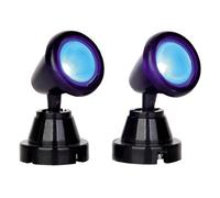 Round Spot Light, Blue, Set Of 2 - Lemax cod 54945