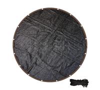 Round Trampolino Shade Cover, Sun Protection Accessory, Outdoor Safety Net, 11.5 Ft Protective Design, Sturdy Weather-Resistant Material, for Backyard Garden Park Outdoor Family Fun Sports Training