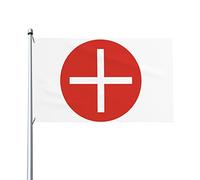 Roundel of Switzerland 3x5ft Patio Garden Flag Decorazione per interni Bandiera stampata su un lato