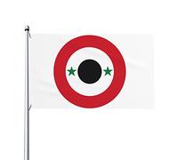 Roundel of Syria 3x5ft Patio Garden Flag Decorazione per interni Bandiera stampata su un lato