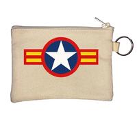 Roundel of The South Vietnam Air Force Portachiavi portamonete beige