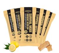 Roundhouse Provision S Survival Mode - Barre per razioni di emergenza, kit di emergenza, kit da trekking o barretta nutrizionale senza preparazione, pasta frolla al limone, sorgo integrale, 14