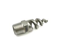 ROUPWKWO 0,6 - 5,1 cm BSP304/316L in acciaio inox a spirale cono atomizzatore ugello spruzzatore teste per irrigazione giardino e prato (4, SUS316)