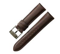 ROUREOX 22mm Cinturini da Orologio Pelle Vera Cerniera Metallo Rilascio Rapido Braceletti da Orologio Ricambio per FOSSIL FS5061 FS5237 ME3052 3054-Marrone Scuro + Nero