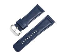 ROUREOX 28mm Cinturino in Pelle Traforato, Bracciale di Ricambio Traspirante Stile Rally Racing per SEVENFRIDAY P1 P2 P3 Q1 S1 M2 M3 T1-Blu