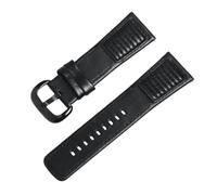ROUREOX 28mm Cinturino in Vera Pelle Stile Racing Rally, Bracciale di Ricambio Imbottito per SEVENFRIDAY P1 P2 P3 Q1 S1 M2 M3 T1-Nero + Nero