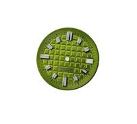 ROUREOX 30mm Quadrante Orologio Texture Griglia Waffle Verde Luminoso Movimento Automatico NH35 NH36 Ricambi per Audemars Piguet Royal Oak - 5 42MM