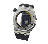 ROUREOX 30mm Quadrante Orologio Texture Griglia Waffle Verde Luminoso Movimento Automatico NH35 NH36 Ricambi per Audemars Piguet Royal Oak - 2 30MM