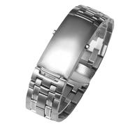 ROUREOX 316L Acciaio Inossidabile Cinturino Orologio Sostituzione, Uomini Metallo Curvo Accessorio Orologio per Omega Seamaster Diver 300M-Argento 9-Bead 22MM