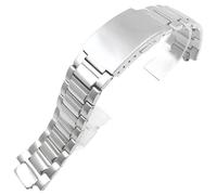 ROUREOX Acciaio Inossidabile Cinturino Orologio, Uomini Metallico Cinturino per Casio Edifice EF-312/521/531/533/534/535/539/544/546/550-Argento 546