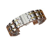 ROUREOX Arc Interface Metallo Solido Cinturino Orologio, Bracciale Sostituzione Acciaio Inossidabile Uomini per Tissot Couturier T035 Collection-Argento Oro 24MM