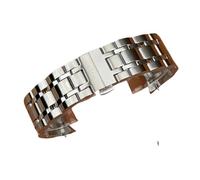 ROUREOX Arc Interface Metallo Solido Cinturino Orologio, Bracciale Sostituzione Acciaio Inossidabile Uomini per Tissot Couturier T035 Collection-Argento 18MM