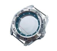 ROUREOX Cassa Orologio 44 mm Lunetta Conto Alla Rovescia Acciaio Vetro Zaffiro Compatibile Con Movimenti NH36 NH34 per Seiko Prospex Samurai - 2