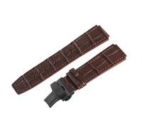 ROUREOX Cinturino Orologio Pelle 23mm Grana Alligatore Bracciale di Ricambio Chiusura a Farfalla Déployante per FIYTA Interstellar Series-Nero + Nero