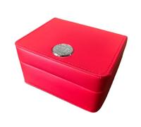 ROUREOX Custodia Orologi Legno Presente, Scatola 1 Slot, Organizer Solido, Portaorologi Singolo per Anniversario for Omega Speedmaster Collection