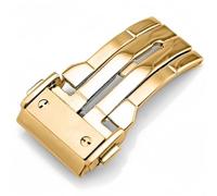 ROUREOX Fibbia-Distribuzione Acciaio Inossidabile Chiusura Rilascio Rapido Senza Ruggine per HUBLOT BIG BANG Fusion Series-Oro 20mm