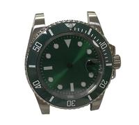 ROUREOX Kit Cassa Orologio Diver 40mm Vetro Zaffiro Ghiera Ceramica, Movimento Miyota 8215 ETA 2836 Mingzhu 2813 per Rolex Submariner/GMT-Master - 7