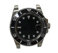 ROUREOX Kit Cassa Orologio Diver 40mm Vetro Zaffiro Ghiera Ceramica, Movimento Miyota 8215 ETA 2836 Mingzhu 2813 per Rolex Submariner/GMT-Master - 2