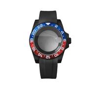 ROUREOX Kit Cassa Orologio Nera 40mm Acciaio PVD NH35 NH36, Cinturino Gomma Ghiera Ceramica GMT Zaffiro Cyclope per Rolex Submariner/GMT-Master - 22