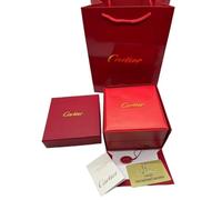 ROUREOX Organizer Conservazione Orologi Universale Scatola Rossa Guscio Rigido Cuscino Interno Morbido per Cartier Panthère