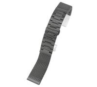 ROUREOX Uomini Cinturino Orologio Ricambio Acciaio Inossidabile, Braccialetto Metallico-Nero 22MM per Citizen AT8020-54L/JY8078-52L/CB5848-57L