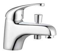 Edouard Rousseau - Miscelatore per vasca da bagno Cardiff - Riempimento rapido, arresto Eco-Stop - 134 (Altezza) x 116 (Saillie) mm - Cromato