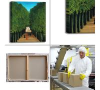 Rousseau il viale design quadro stampa tela dipinto telaio arredo casa