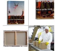 Rousseau la libertà design quadro stampa tela dipinto telaio arredo casa