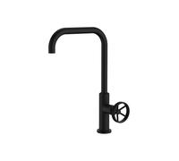 ROUSSEAU MISCELATORE LAVABO INDUSTRIALE BOCCA MOBILE NERO