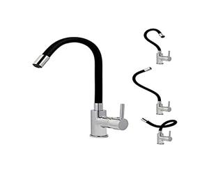 Rousseau Sanitaire 4060589 - Miscelatore per lavello KØBEN in memory foam, colore: Nero