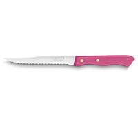Rousselon Micro Lama seghettata Serie 197 - Set di coltelli da Bistecca, Rosa, 11.5 cm, 6 Pezzo