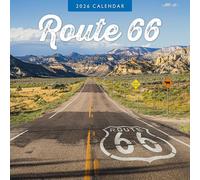 Route 66-2026 Calendario da parete quadrato Red Robin Publishing