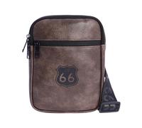 ROUTE 66 - Borsa da uomo - Borsa a tracolla da uomo - Borsa a tracolla da uomo - Borsa a tracolla in pelle - Regalo per uso quotidiano, viaggi, affari, Cesar