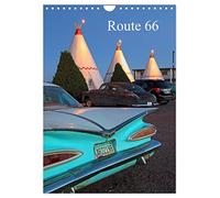 Route 66 (calendario da parete 2026 DIN A4 alto), calendario mensile Calvendo