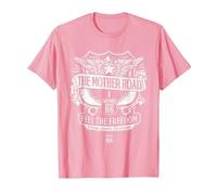 Route 66 Mother Road Crest Maglietta, Uomo, Rosa, XL