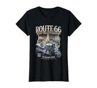 Route 66 Senti la libertà Maglietta, Donna, Nero, 3XL