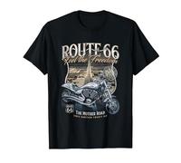 Route 66 Senti la libertà Maglietta, Uomo, Nero, 4XL