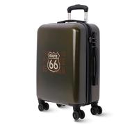 Route 66 - Trolley bagaglio a mano 55x40x20 (Espandibile) - 33L - Valigia Bagaglio a mano Ryanair - Valigia Media Rigida - Trolley Cabina Piccolo (Cabina, Kaki)
