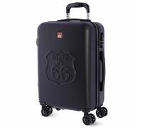Route 66 - Trolley Bagaglio a Mano 55x40x20 - Valigia Cabina Rigida | con Ruote 360°, Serratura a Combinazione, Leggera e Resistente per Viaggi e Ogni Compagnia Aerea