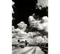 Route 66 - Vintage Highway Poster - 24x36 USA Freedom Strada Auto Cielo 36430